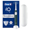 Oral-B iO Series 2 electric toothbrush with packaging and white case on a white background