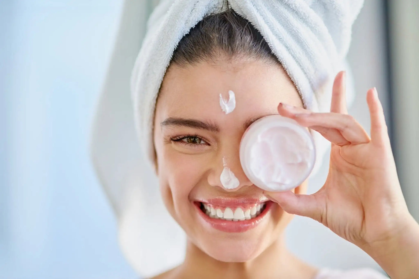 Assorted health and beauty products including skincare, wellness supplements, and personal care items