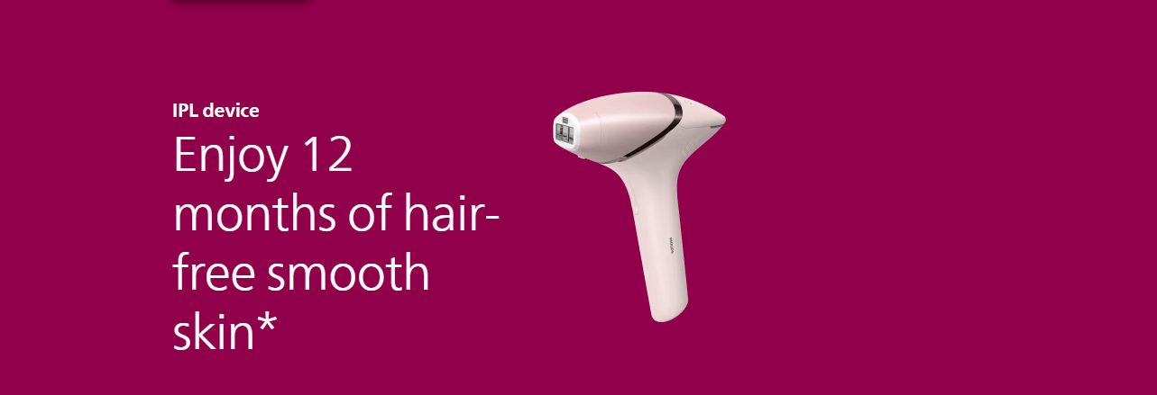 A selection of high-quality IPL hair removers from brands like Philips and Braun, available at PrimeGroom UK.