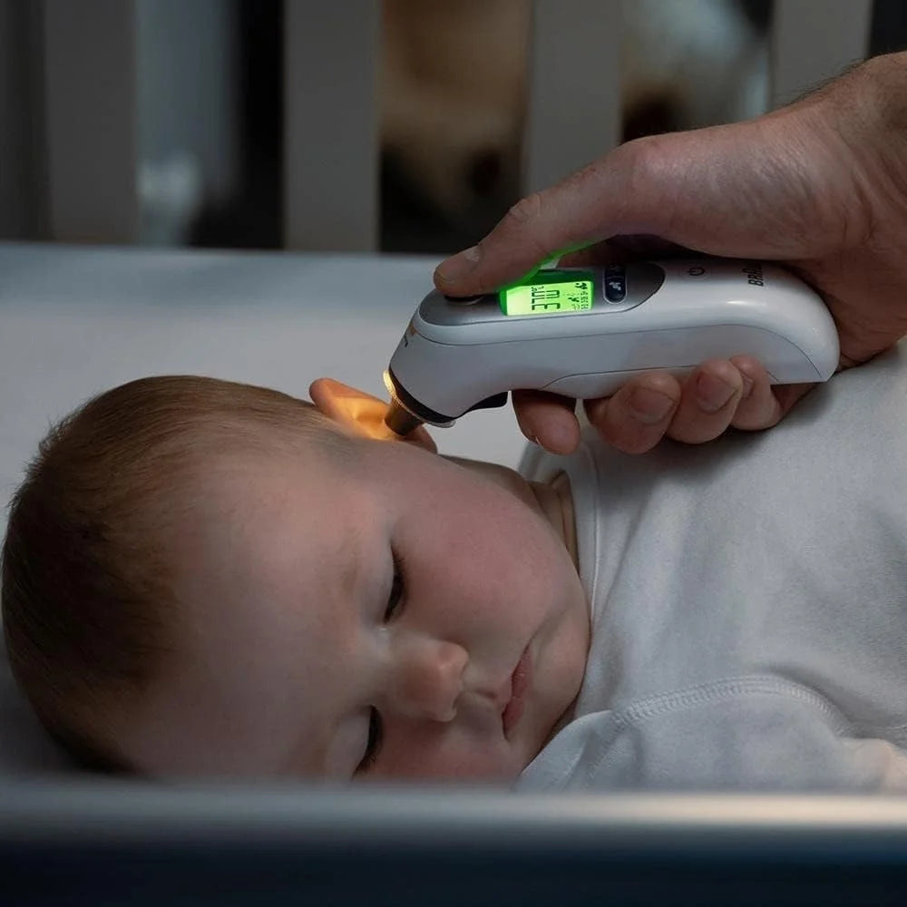 Pre-Warmed Tip Demonstrating Gentle Ear Temperature Reading
